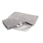 Almohadilla inflable de viaje personalizada con logo Basic Style color gris segunda vista