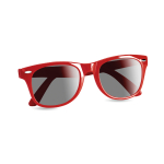 Gafas de sol baratas con protección UV400 de colores alegres Regular color rojo