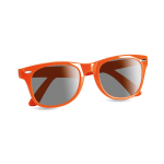 Gafas de sol baratas con protección UV400 de colores alegres Regular color naranja