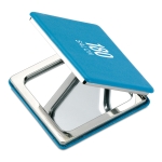 Espejo de bolsillo publicitario cuadrado con cierre magnético Square vista principal cuarta vista