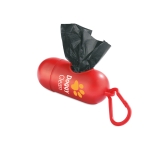 Portabolsas Canina DogWalk color rojo vista principal tercera vista