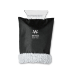 Rascador de hielo personalizado con manopla de borrego ClearGlove color negro vista principal segunda vista