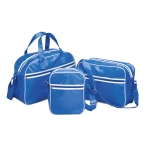 Bolsa de mano personalizada de PVC tipo bowling Paris color azul segunda vista