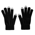 Guantes táctiles para móviles baratos Touch color negro
