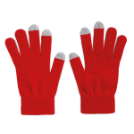 Guantes táctiles para móviles baratos Touch color rojo