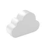Antiestrés en forma de nube para regalar en ferias y eventos ZenCloud color blanco