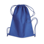 Mochilas publicitarias de cuerdas en non woven 80 g/m2 Basic color azul