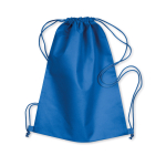 Mochilas publicitarias de cuerdas en non woven 80 g/m2 Basic color azul real