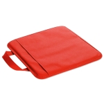 Almohadilla publicitaria plegable non-woven con bolsillo Vipbox color rojo segunda vista