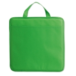 Almohadilla publicitaria plegable non-woven con bolsillo Vipbox color verde