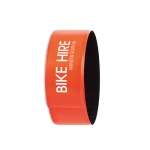 Pulsera reflectante plegable de PVC en color neón VisiPulse color naranja vista principal segunda vista