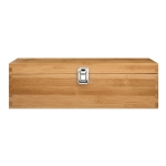 Set de vino personalizado en caja de bambú promocional Semillon color madera segunda vista