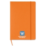 Libretas publicitarias de papel cuadriculado A5 cuadros Cuadrants color naranja vista principal