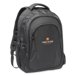 Mochilas corporativas para portátil en poliéster 1680D 15'' Frankfurt color negro tercera vista principal