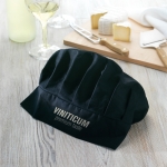 Gorro de Cocina Topchef color negro quinta vista bodegón 2