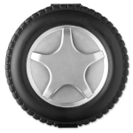 Divertido set de herramientas en forma de neumático Wheelie color negro