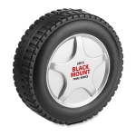 Divertido set de herramientas en forma de neumático Wheelie color negro vista principal tercera vista