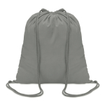 Mochila personalizada de algodón de 100 g/m2 Eco Trend color gris