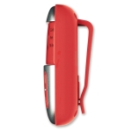 Podómetro personalizado con clip para publicidad Colors color rojo cuarta vista