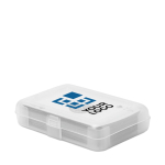 Juego de cartas promocional en caja de presentación Black Jack color azul vista de impresión