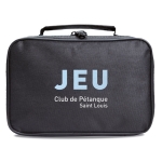 Juego de petanca personalizado para regalar a clientes Boules color negro vista principal segunda vista