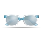 Gafas de sol personalizadas espejo con patillas a juego IceTrend color azul