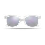 Gafas de sol personalizadas espejo con patillas a juego IceTrend color transparente