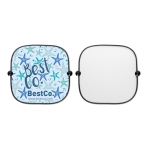 Set de 2 parasoles para coche personalizados con ventosas Shadow color negro vista principal