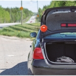 Luz de emergencia para coche con varios modos de luz Attention color naranja vista bodegón