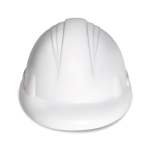 Pelota antiestrés con forma de casco de construcción Zenmet color blanco
