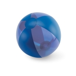 Balón de playa personalizado de efecto transparente y mate Seaside color azul segunda vista