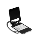 Identificador personalizado en forma de trolley para maletas Trolley color negro segunda vista