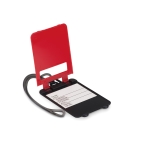 Identificador personalizado en forma de trolley para maletas Trolley color rojo segunda vista