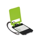 Identificador personalizado en forma de trolley para maletas Trolley color verde segunda vista