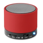Altavoz personalizado con bluetooth circular de colores Soul color rojo