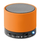 Altavoz personalizado con bluetooth circular de colores Soul color naranja