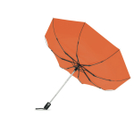 Paraguas personalizado automático y antiviento pongee 190T Ø97 Uptown color naranja