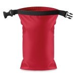 Bolsa de poliéster resistente al agua con capacidad 1,5 litros Bayside color rojo