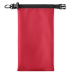 Bolsa de poliéster resistente al agua con capacidad 1,5 litros Bayside color rojo tercera vista