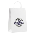 Bolsa personalizable de papel grande para regalos económica Paper XL color blanco vista principal