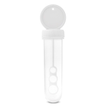 Soplador de burbujas para personalizar con logo Bubbles color blanco