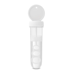 Soplador de burbujas para personalizar con logo Bubbles color blanco tercera vista