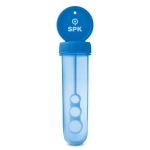 Soplador de burbujas para personalizar con logo Bubbles color turquesa vista principal