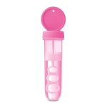 Soplador de burbujas para personalizar con logo Bubbles color fucsia tercera vista