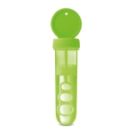 Soplador de burbujas para personalizar con logo Bubbles color verde lima tercera vista
