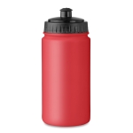 Bidones de ciclismo personalizados de plástico baratos 500ml Crossfit color rojo