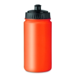 Bidones de ciclismo personalizados de plástico baratos 500ml Crossfit color naranja