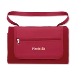 Mantel de picnic  impermeable en bolsa para publicidad High Park color rojo vista principal