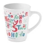 Taza personalizada de café en cerámica de 180ml Compact color blanco segunda vista principal