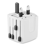 Adaptador de viaje barato de la marca Skross para regalar a clientes color blanco octava vista